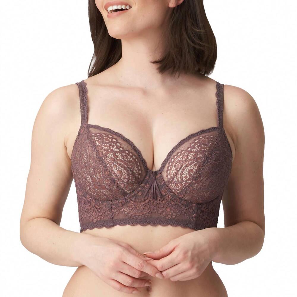 NEW TWIST i do longline bra in toffee